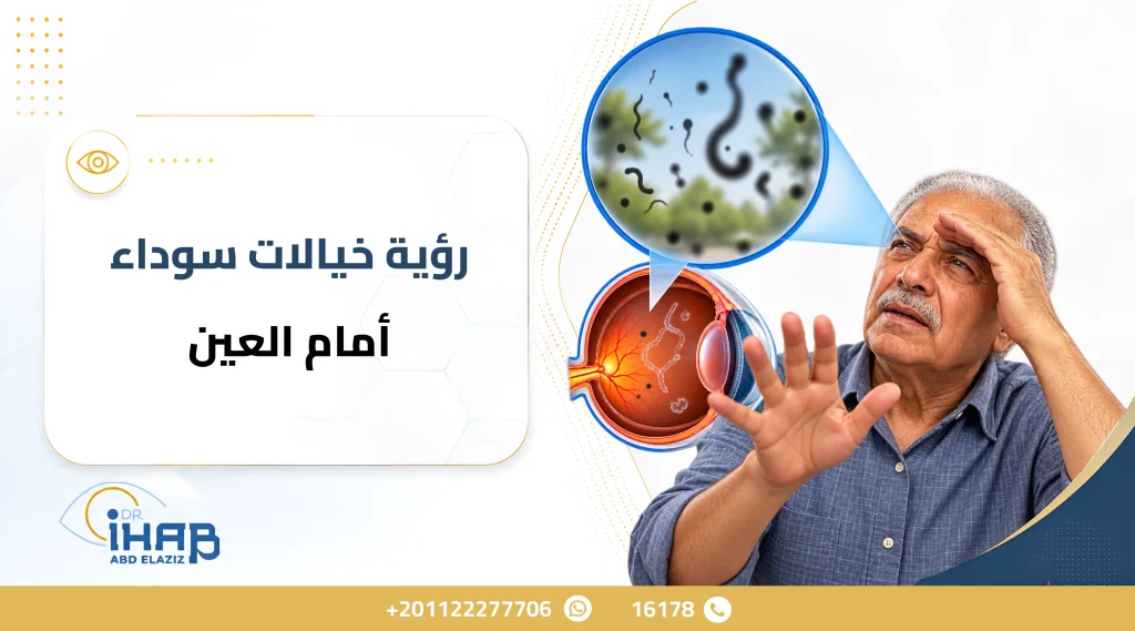 رؤية خيالات سوداء أمام العين