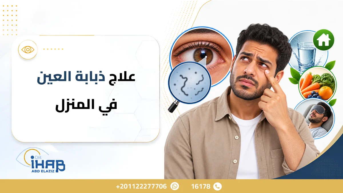 علاج ذبابة العين في المنزل