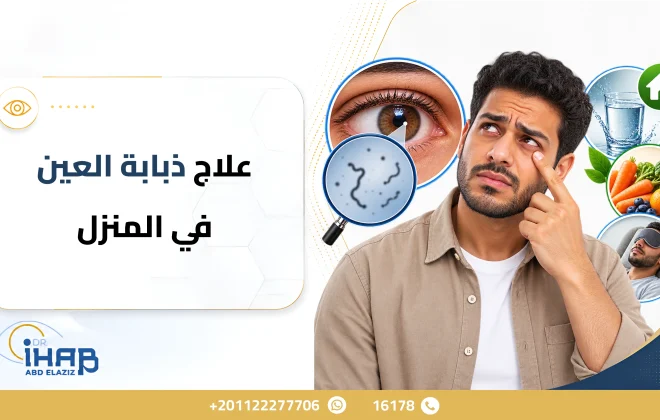 علاج ذبابة العين في المنزل
